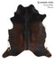 Chocolate X-Large Brazilian Cowhide Rug 6'8
