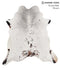 Salt and Pepper Brown X-Large Brazilian Cowhide Rug 6'11