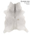 Medium Grey X-Large Brazilian Cowhide Rug 7'4