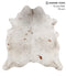 Salt and Pepper Brown X-Large Brazilian Cowhide Rug 6'10