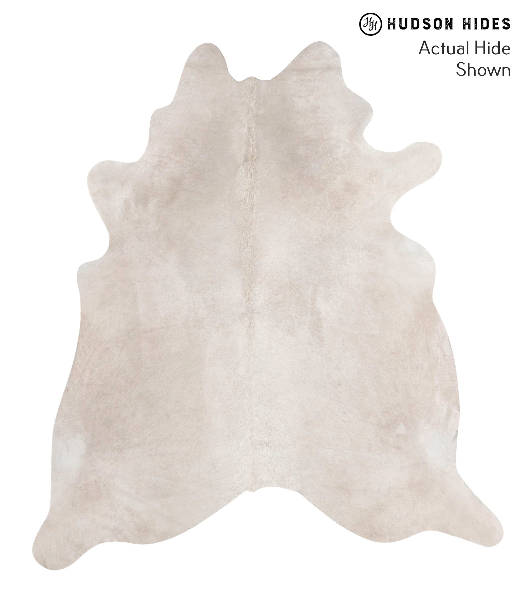 Solid White Cowhide Rug #67957