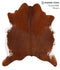 Brown and White Regular X-Large Brazilian Cowhide Rug 7'4