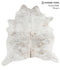Grey Brindle X-Large Brazilian Cowhide Rug 6'10
