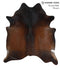 Chocolate X-Large Brazilian Cowhide Rug 6'9