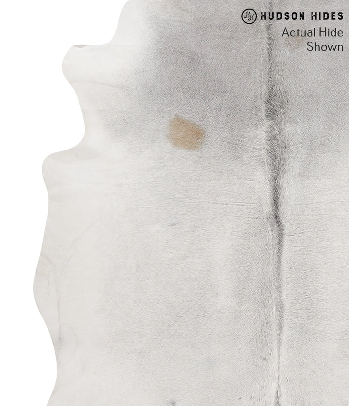 Medium Grey XX-Large Brazilian Cowhide Rug 8'1"H x 7'6"W #68976 by Hudson Hides