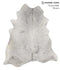 Salt and Pepper Black X-Large Brazilian Cowhide Rug 7'3