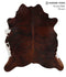 Dark Brindle X-Large Brazilian Cowhide Rug 6'11
