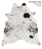 Salt and Pepper Brown Large Brazilian Cowhide Rug 6'6