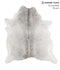 Medium Grey X-Large Brazilian Cowhide Rug 6'8