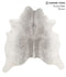 Medium Grey X-Large Brazilian Cowhide Rug 7'0