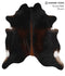 Chocolate X-Large Brazilian Cowhide Rug 7'2