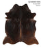 Chocolate X-Large Brazilian Cowhide Rug 7'4