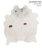 Salt and Pepper Brown Large Brazilian Cowhide Rug 5'9