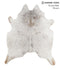 Salt and Pepper Brown X-Large Brazilian Cowhide Rug 7'2