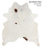 Brown and White Regular X-Large Brazilian Cowhide Rug 7'5
