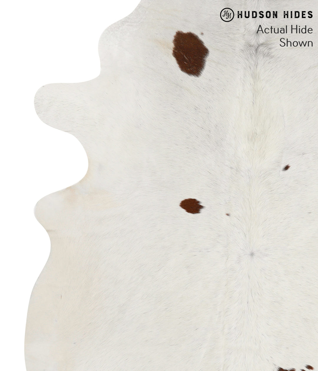 Brown and White Regular X-Large Brazilian Cowhide Rug 7'5"H x 6'4"W #7