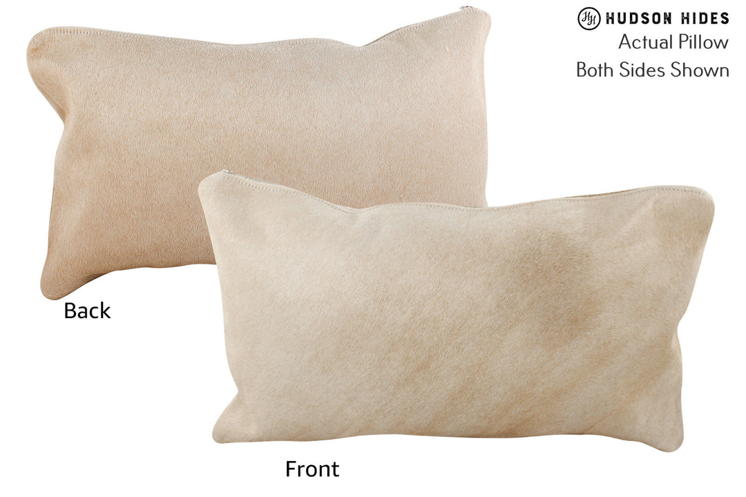 Beige Pillow 12"x22"#72241 by Hudson Hides