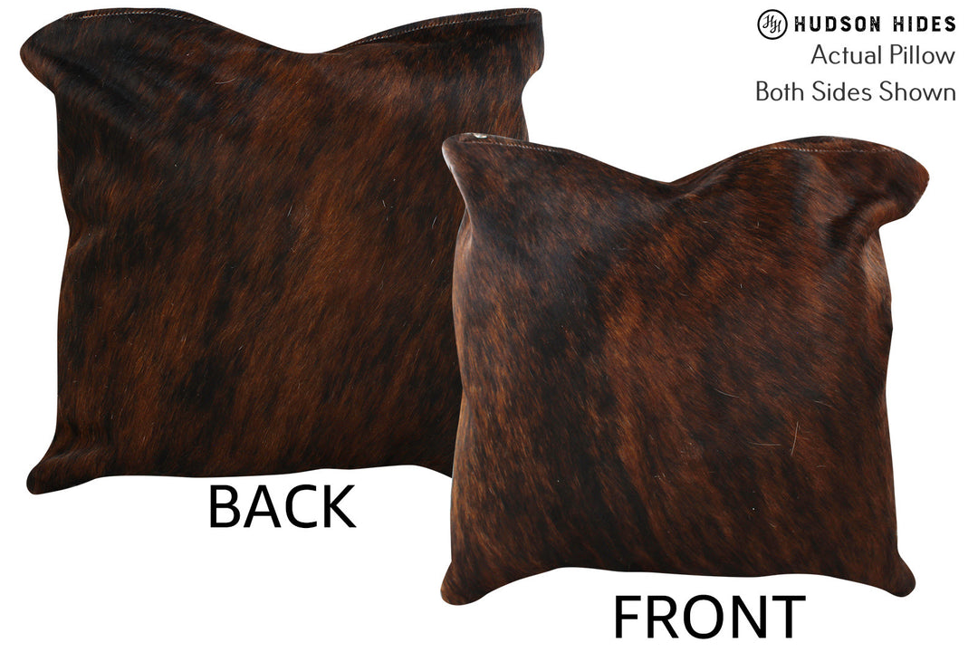 Dark Brindle Pillow 16"x16"#74487 by Hudson Hides