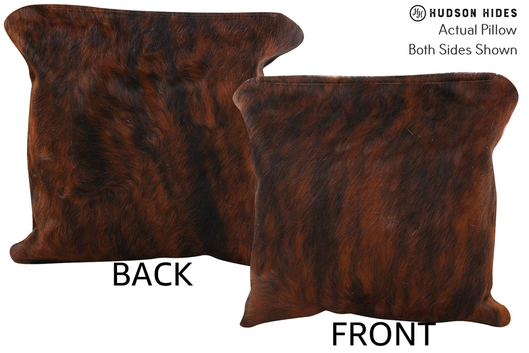 Dark Brindle Pillow 16"x16"#74738 by Hudson Hides