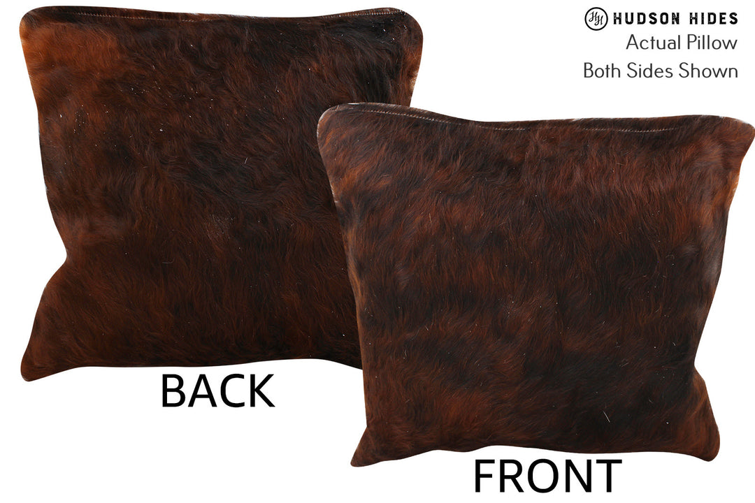 Dark Brindle Pillow 16"x16"#74785 by Hudson Hides