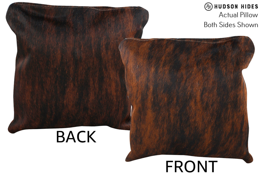 Dark Brindle Pillow 16"x16"#75048 by Hudson Hides