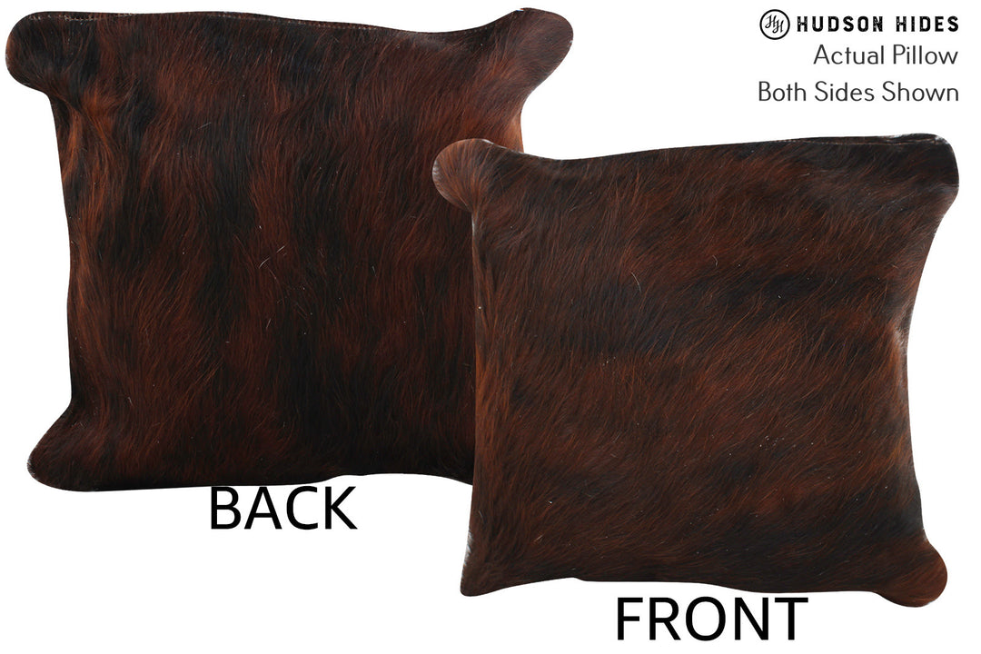 Dark Brindle Pillow 16"x16"#75085 by Hudson Hides