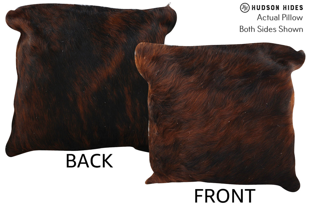 Dark Brindle Pillow 16"x16"#75127 by Hudson Hides
