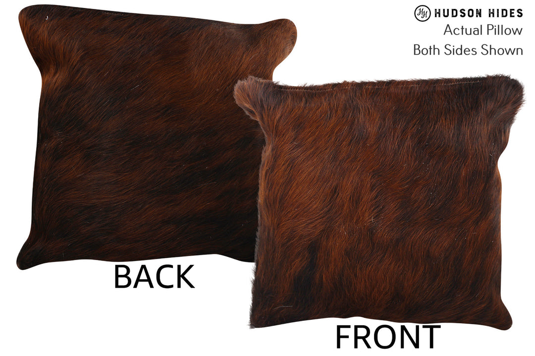 Dark Brindle Pillow 16"x16"#75217 by Hudson Hides
