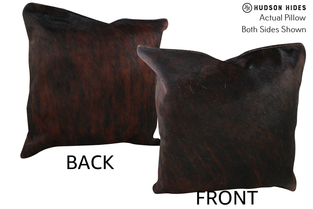 Dark Brindle Pillow 20"x20"#75776 by Hudson Hides
