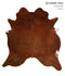 Medium Brindle XX-Large Brazilian Cowhide Rug 7'5