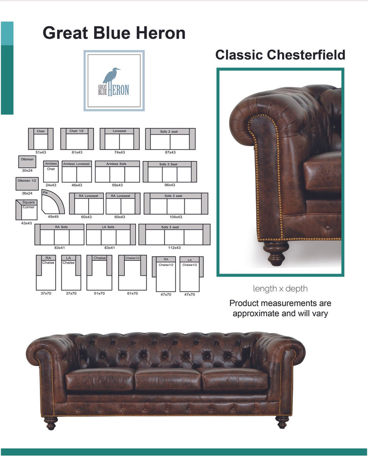Classic Chesterfield Sofa