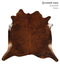 Medium Brindle XX-Large Brazilian Cowhide Rug 6'11