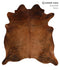 Medium Brindle X-Large Brazilian Cowhide Rug 7'0