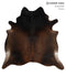 Chocolate X-Large Brazilian Cowhide Rug 6'11