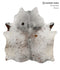 Salt and Pepper Brown Large Brazilian Cowhide Rug 6'3