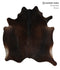 Chocolate X-Large Brazilian Cowhide Rug 6'10