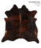 Dark Brindle X-Large Brazilian Cowhide Rug 6'11