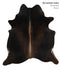Chocolate X-Large Brazilian Cowhide Rug 6'9