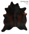 Chocolate X-Large Brazilian Cowhide Rug 7'2