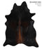 Chocolate X-Large Brazilian Cowhide Rug 7'3