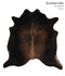 Chocolate X-Large Brazilian Cowhide Rug 6'8