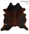 Chocolate Large Brazilian Cowhide Rug 6'4