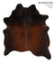Chocolate Large Brazilian Cowhide Rug 6'1