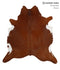 Brown and White Regular X-Large Brazilian Cowhide Rug 7'3