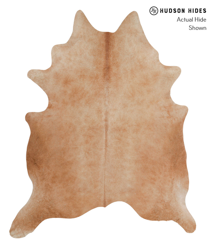 Beige X-Large Brazilian Cowhide Rug 7'8"H x 6'4"W #84111 by Hudson Hides