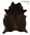 Chocolate X-Large Brazilian Cowhide Rug 7'5
