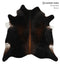 Chocolate XX-Large Brazilian Cowhide Rug 7'5