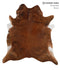 Medium Brindle XX-Large Brazilian Cowhide Rug 7'5