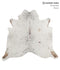 Salt and Pepper Brown Large Brazilian Cowhide Rug 6'0