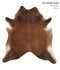 Medium Brindle X-Large Brazilian Cowhide Rug 7'3